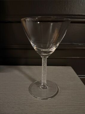 Lalique.   Phalsbourg pattern  champagne / sherbet crystal